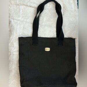 Delsey black tote 14x14